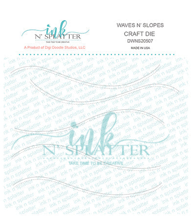 Stitched Waves & Slopes Die Set