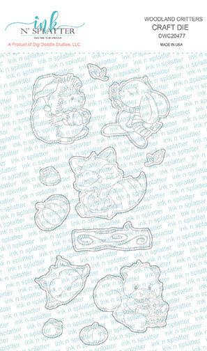 Fall Woodsy Critters Die Set