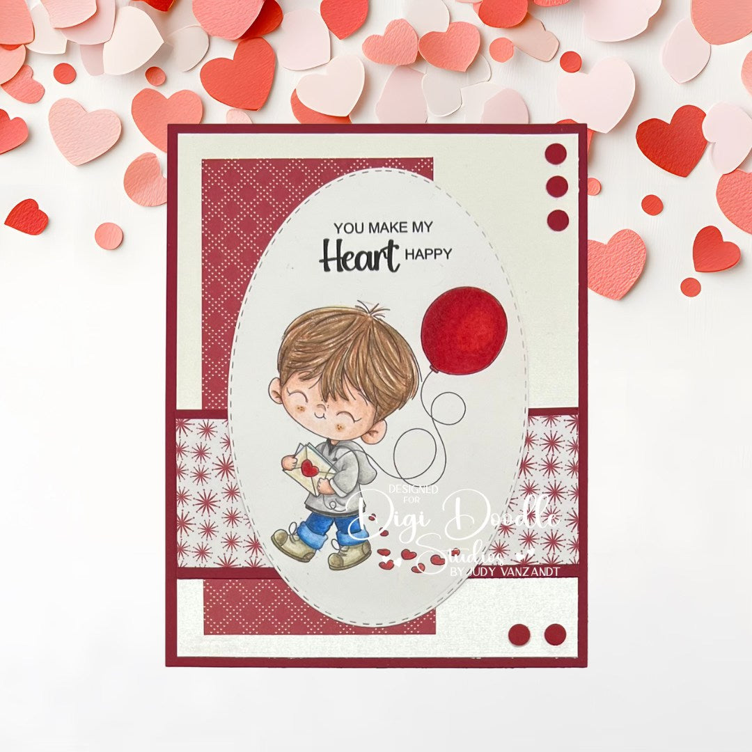 Wally's Love Letters Digi Stamp