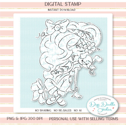 Zoe & Charlie Digi Stamp