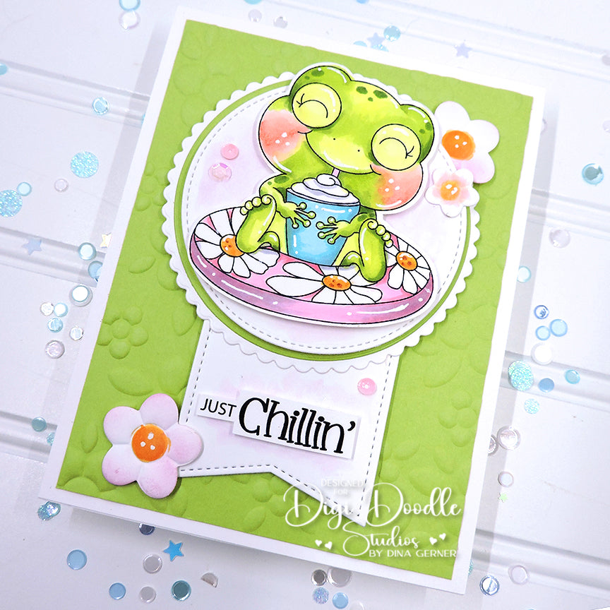 Pondside Paradise Digi Stamp