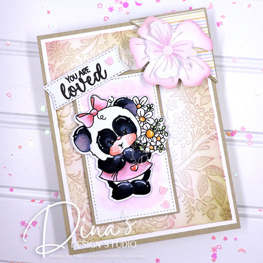 Lovable Pandas Stamp Set