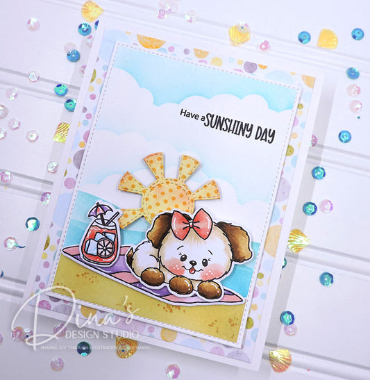 Summertime Pups Stamp Set