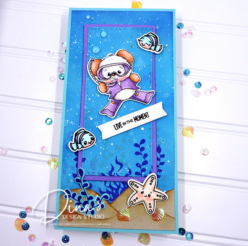 Sea Plant Life Stamp Set