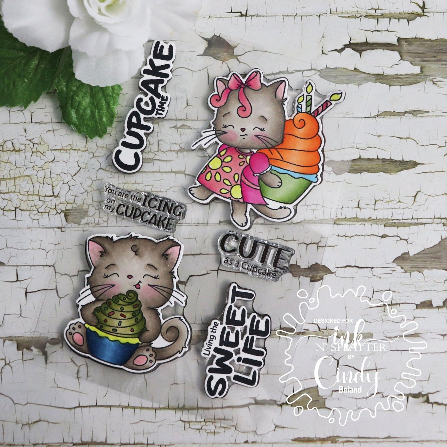 Cupcake Kitties Stamp Set