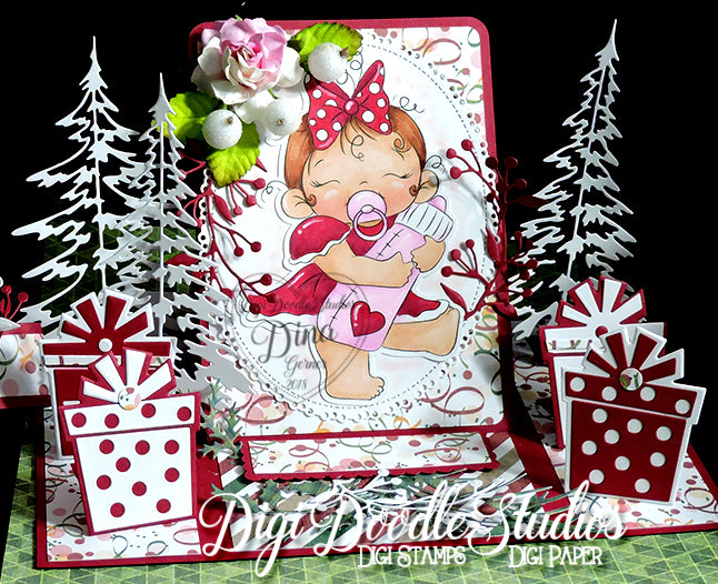Baby Cassie Digi Stamp