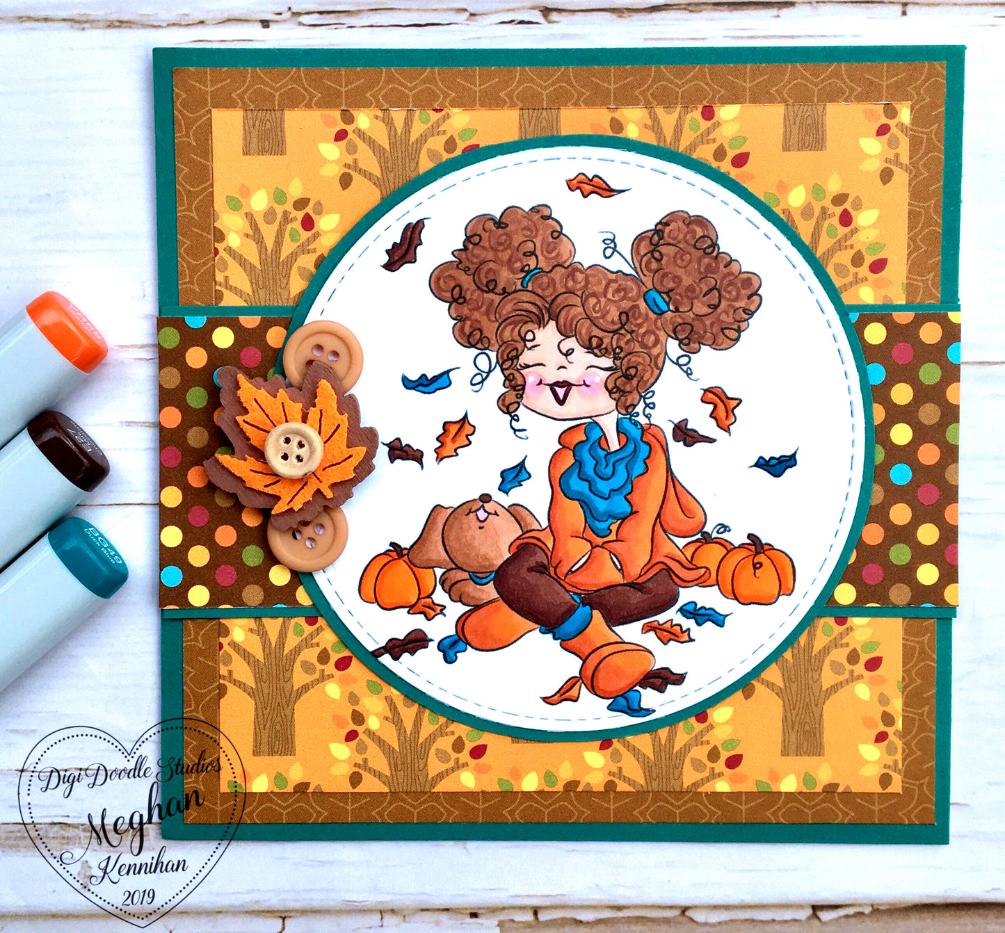 Autumn Day Digi Stamp