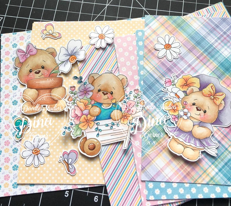 It's A Spring Thing 6x6 Digi Doodles Digi Paper Pack