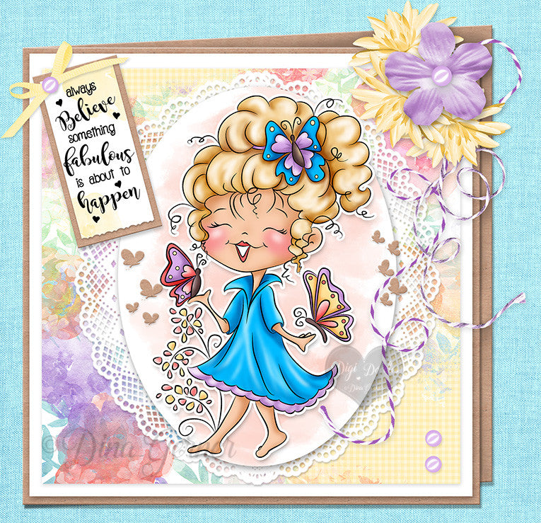 Bella Butterfly Digi Stamp