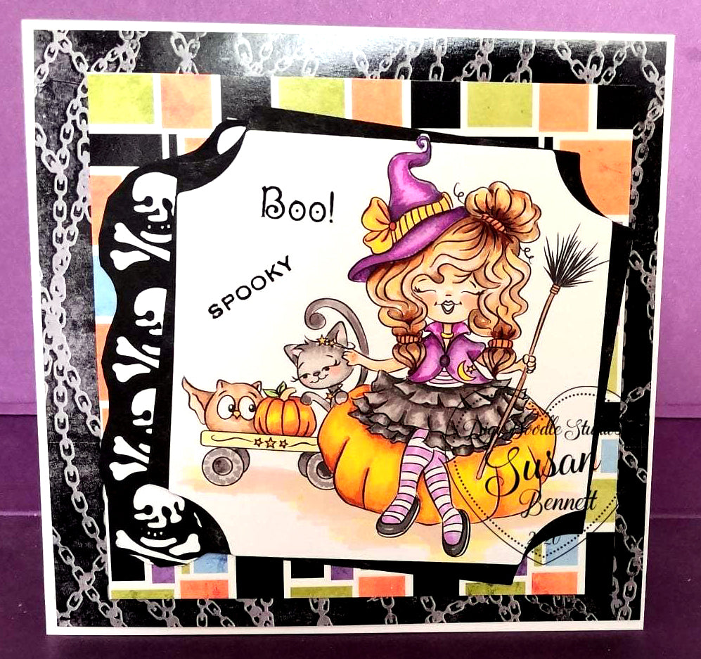 Buffy n Friends Halloween Digi Stamp