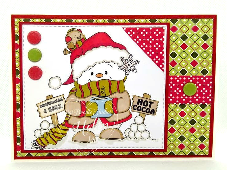 Cocoa's Snowballs For Sale Digi Stamp