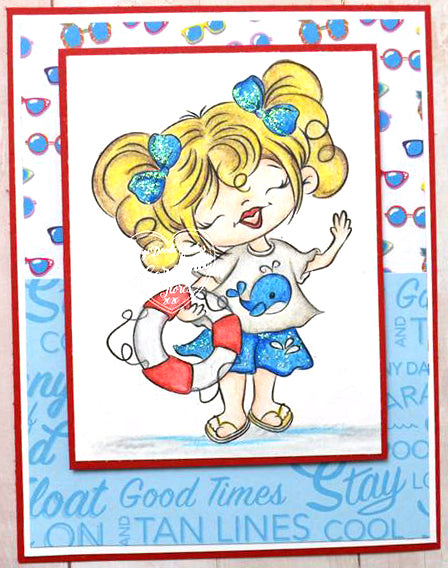 Coral Digi Stamp