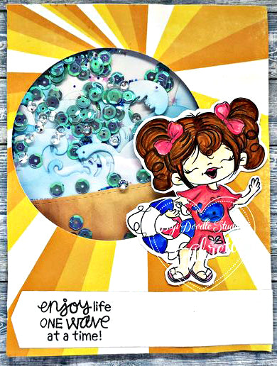 Coral Digi Stamp