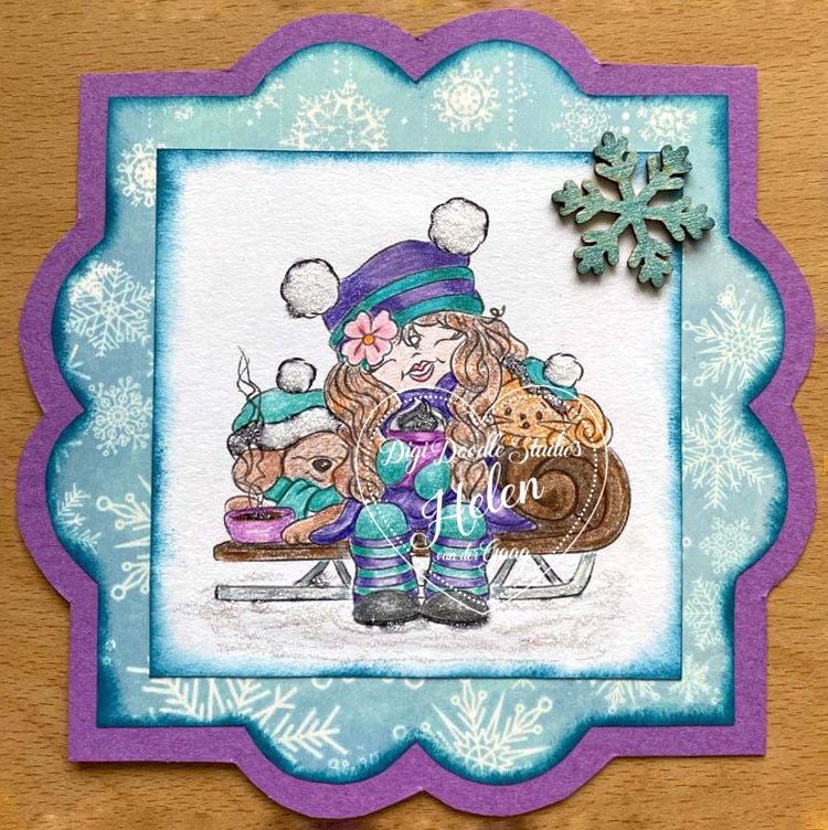 Crystal Snow Digi Stamp