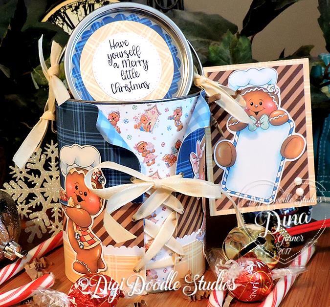 Jacks Ginger & Ginger Spice's Christmas Day Digi Stamp