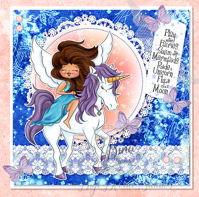 Eden Light Fairy Digi Stamp