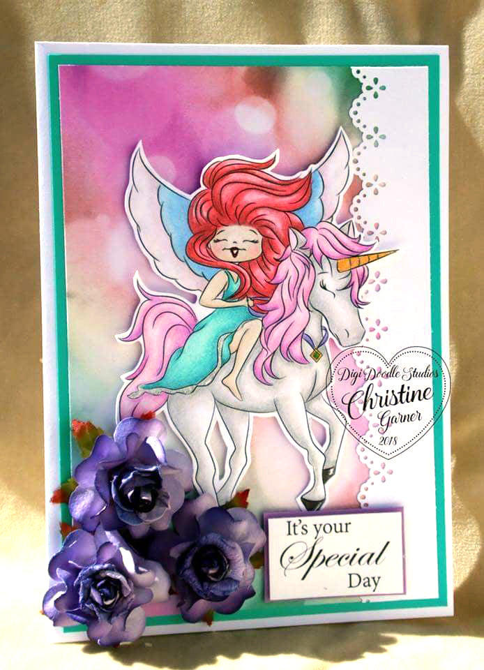 Eden Light Fairy Digi Stamp