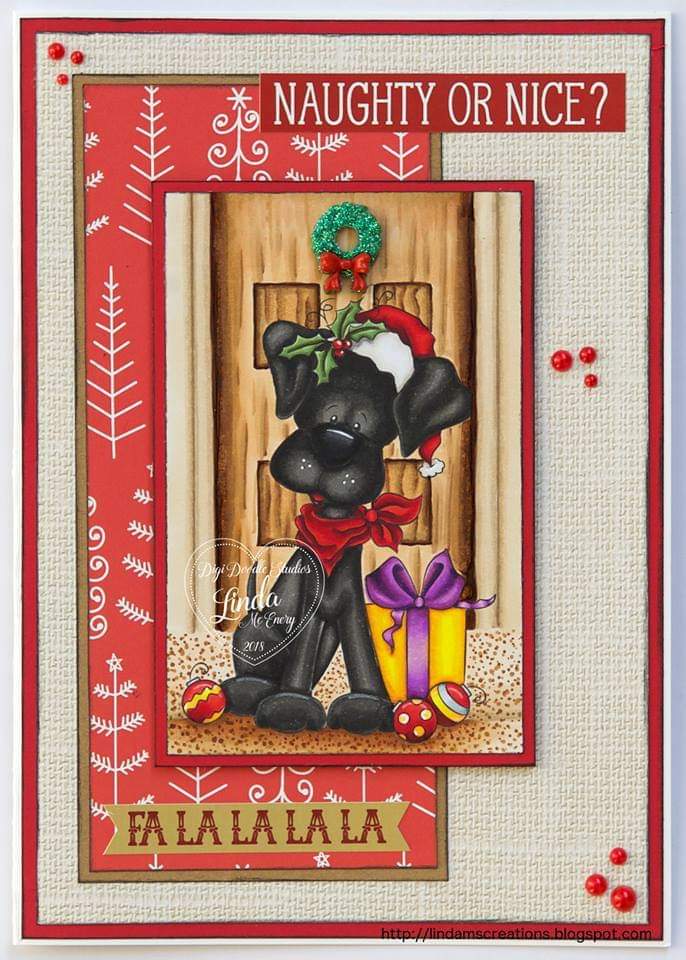 Midnight Prancer Digi Stamp