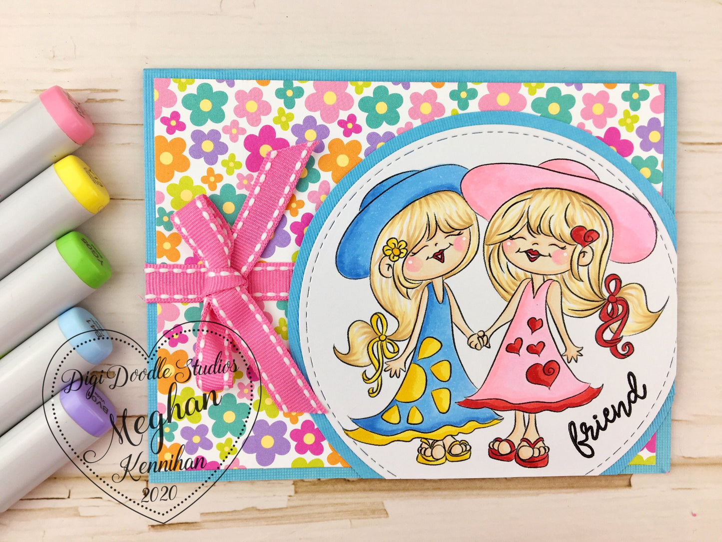 Girl Friends Digi Stamp
