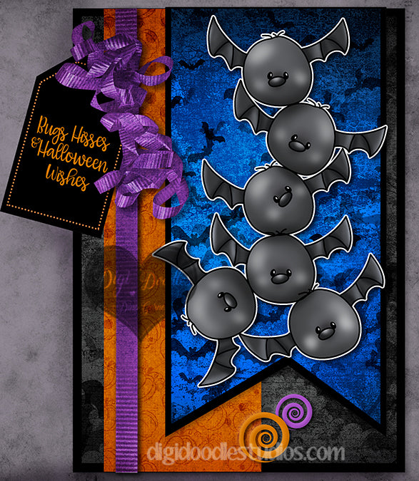 Halloween Magic Digi Doodles 8x8 Digital Paper