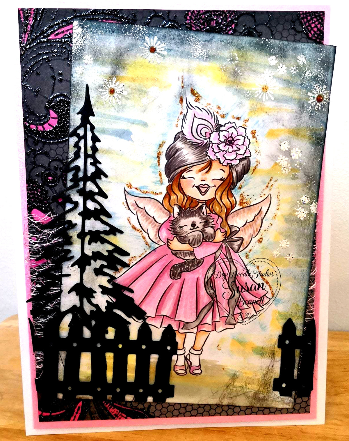 Jezz and Kitt Halloween Digi Stamp