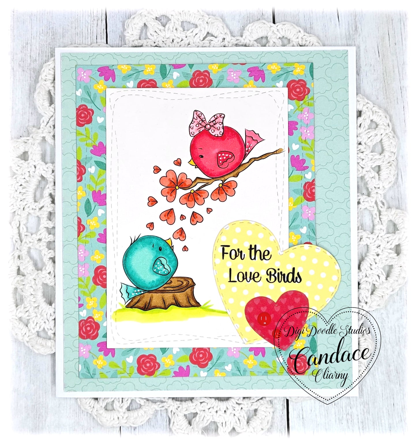 Little Love Birds Digi Stamp