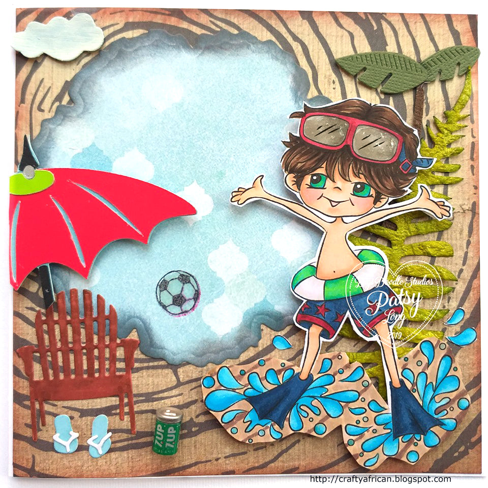 Splashin Ryan Digi Stamp