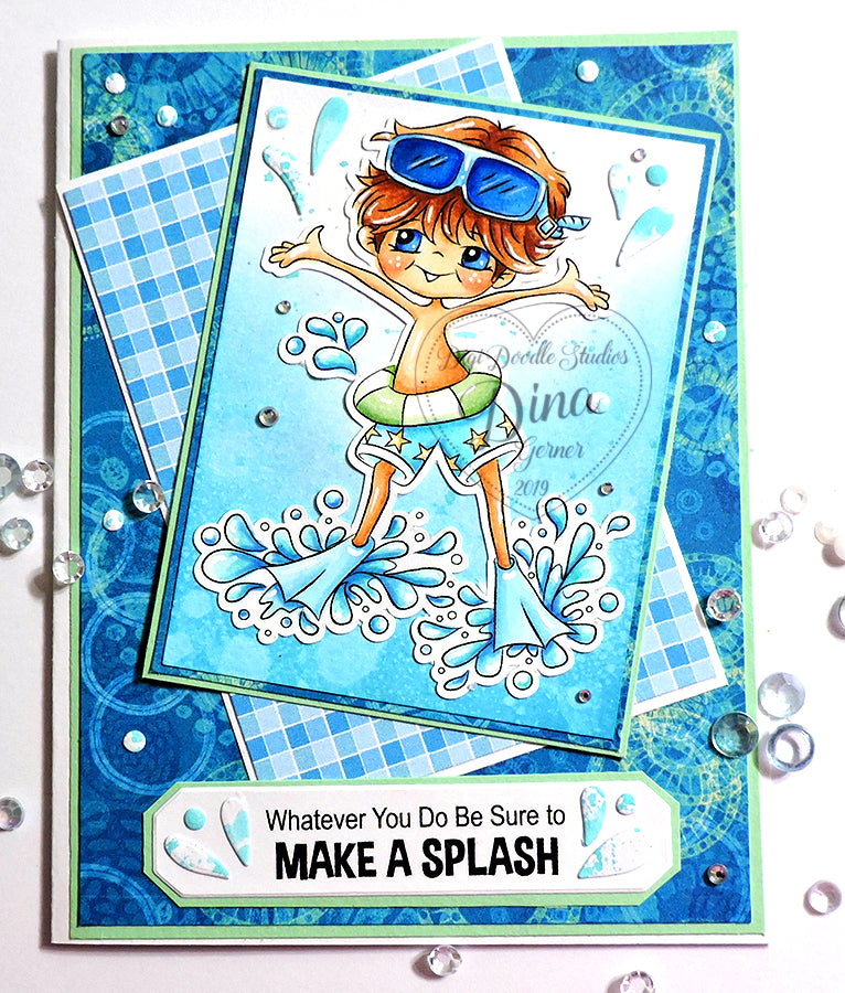 Splashin Ryan Digi Stamp