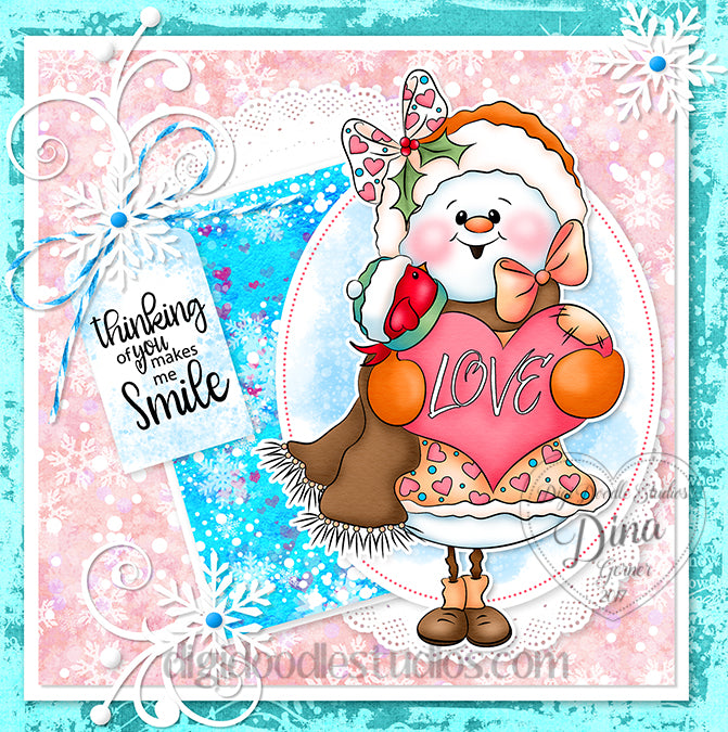Twinkle Berry Love Digi Stamp
