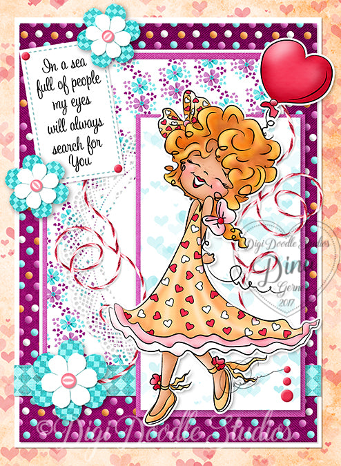 Valentine Stroll Digi Stamps
