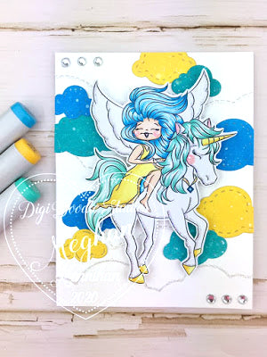 Eden Light Fairy Digi Stamp